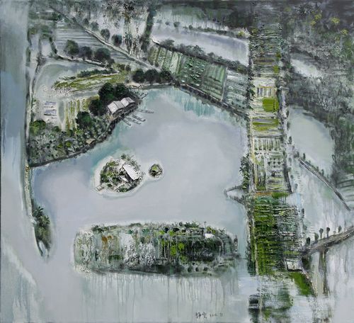 《家園》布面油彩 110×120cm 梁靜雯.JPG